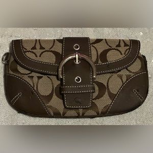 Coach Logo Wristlet